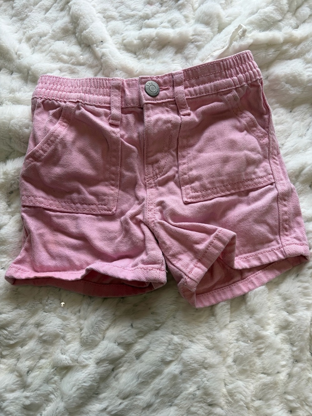 Girls Old Navy Pastel Pink Cargo Shorts – Size 4T